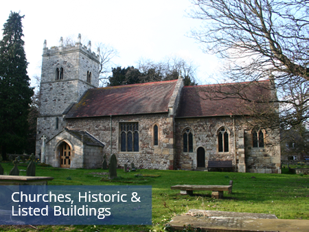Project - Churches, Historic & Listed Buildings - Links to our project page
